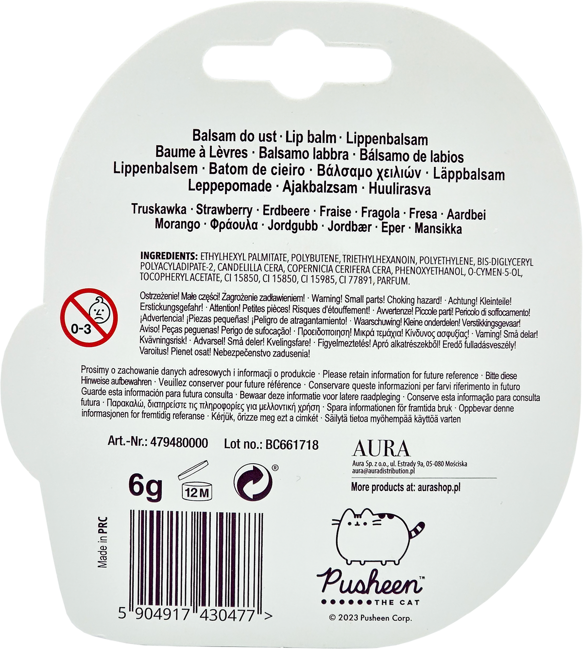 Balsam do ust 3D Truskawka 6 g
