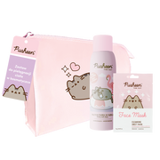 Toiletry bag gift set: 200 ml bath foam + 17 g sheet mask