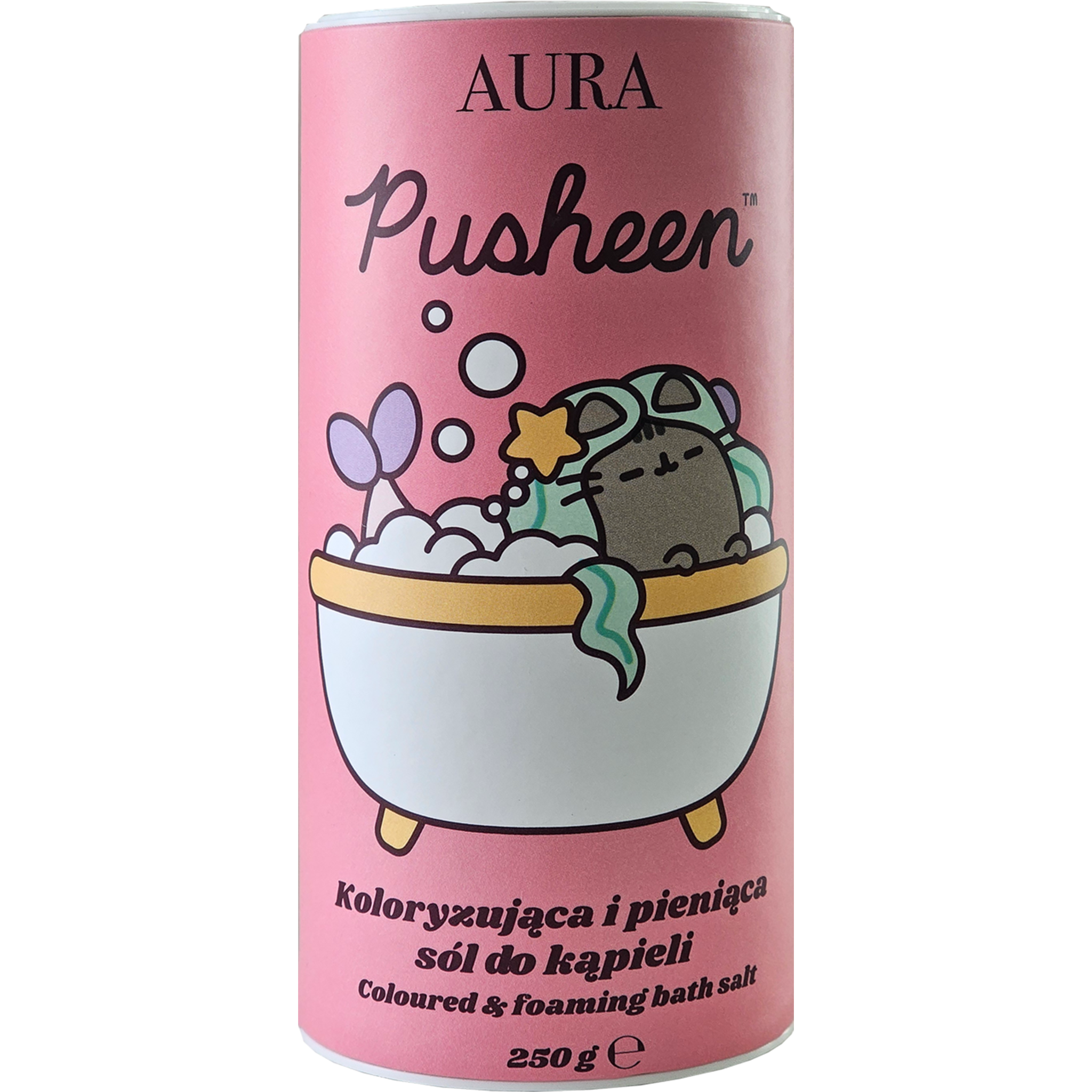 Colouring and foaming bath salt in a shaker 250 g