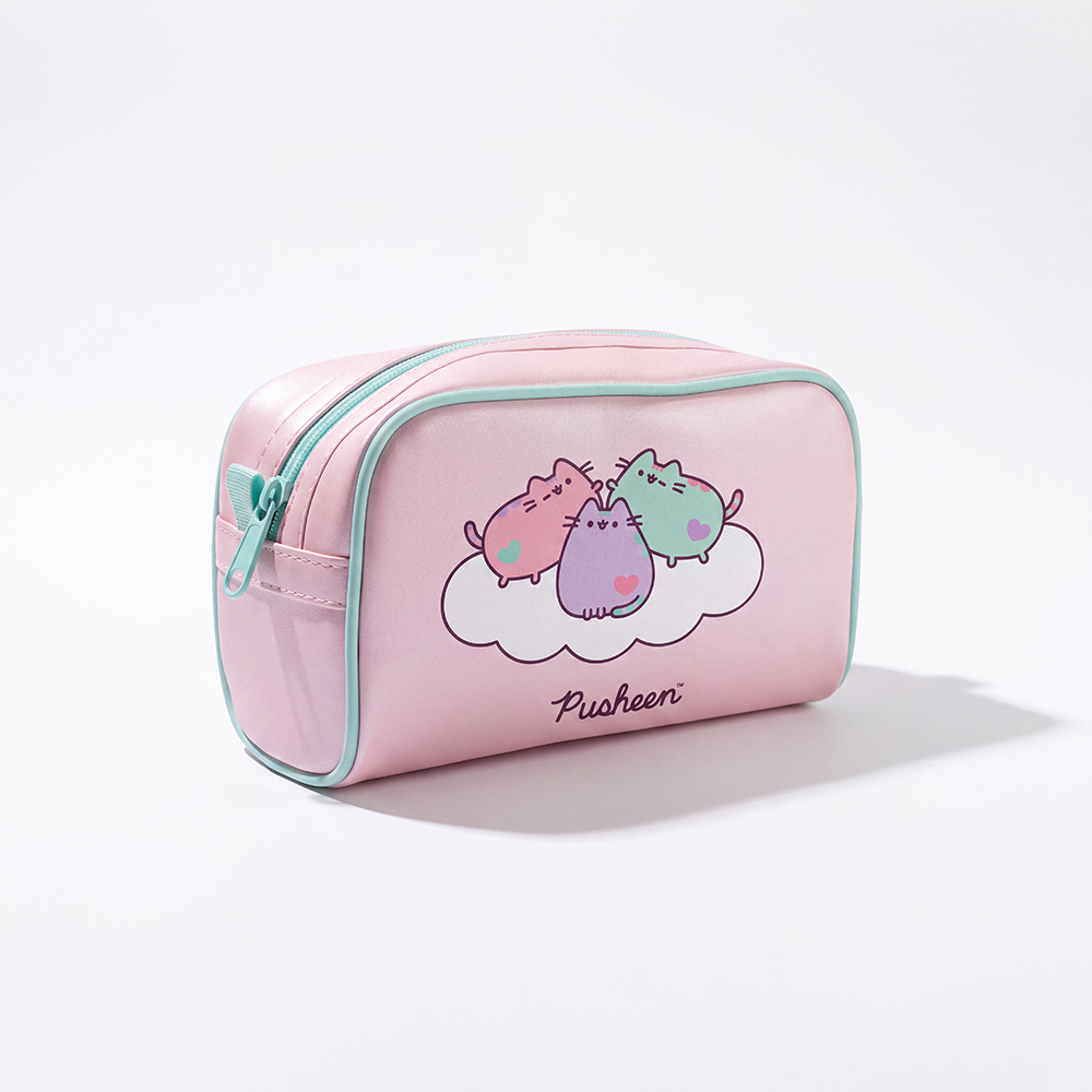 Toiletry bag 3 Cats pink 19 × 9 × 11 cm