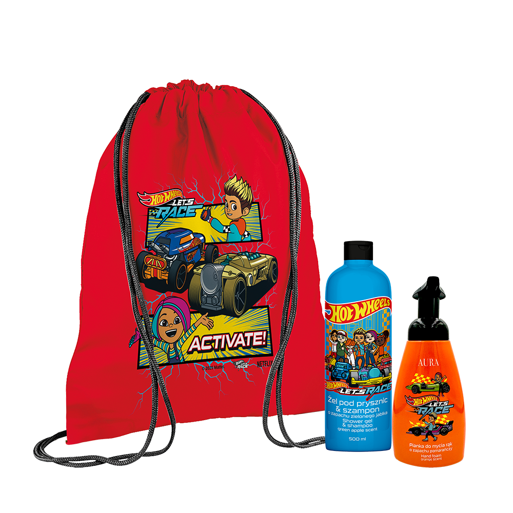 Zestaw prezentowy: worek + żel 500 ml + pianka do rąk 200 ml