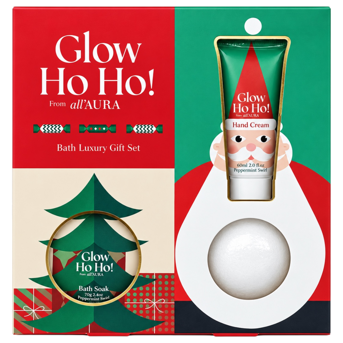 Świąteczny zestaw Bath Gift Set – Glow HoHo
