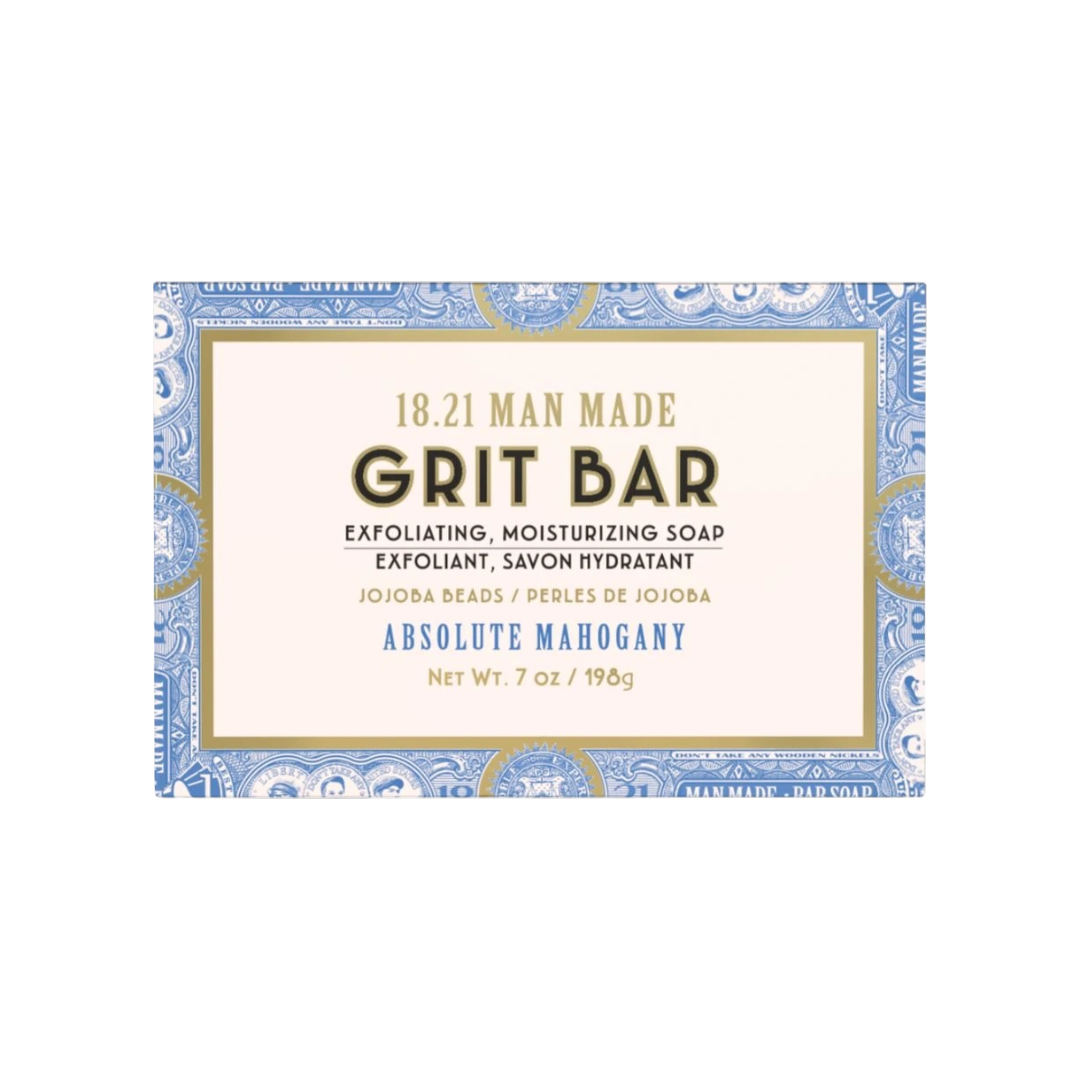 Exfoliating and moisturizing bar soap 198g Grit Bar Soap Absolute Mahogany