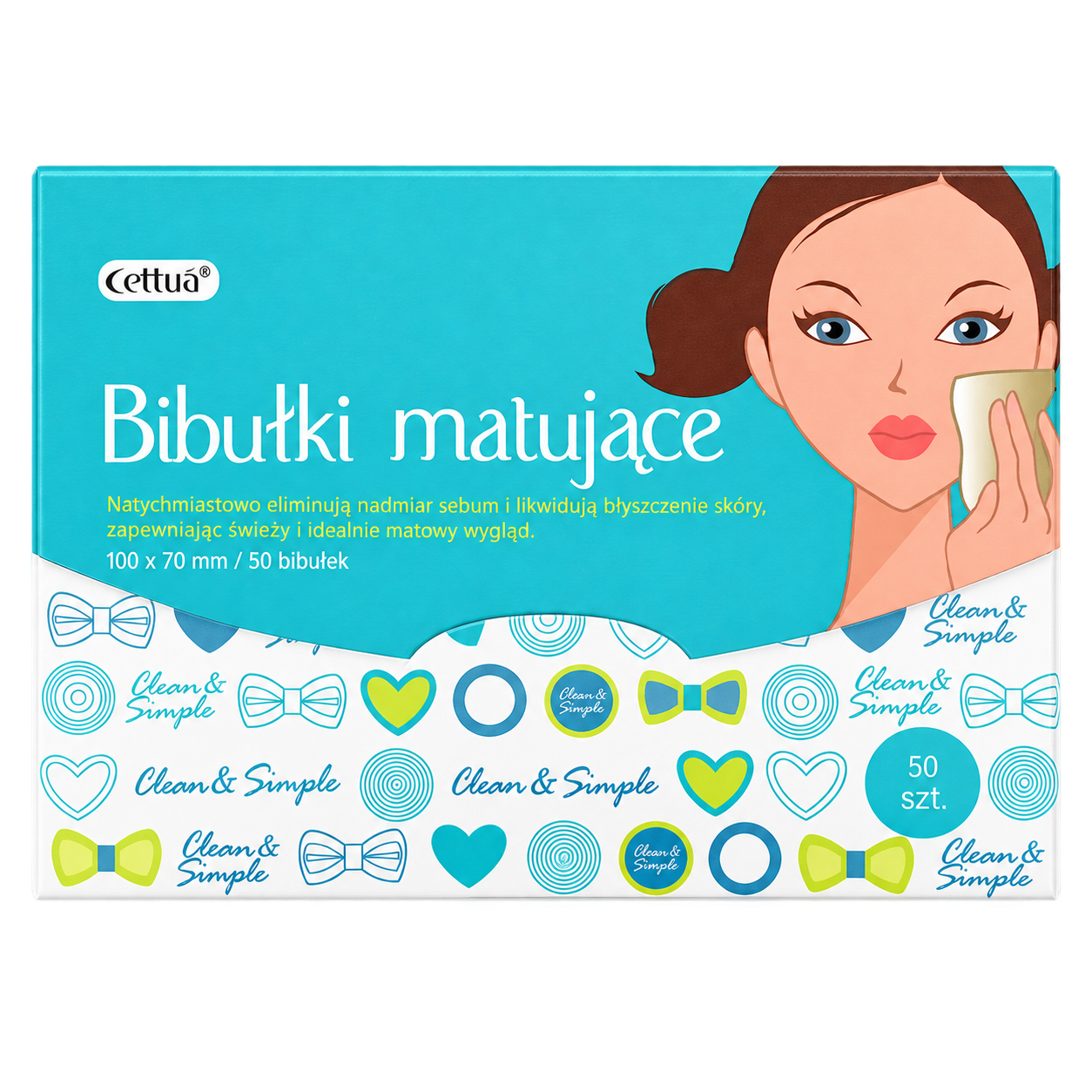 Bibułki matujące 50 szt. Oil Control Tissue