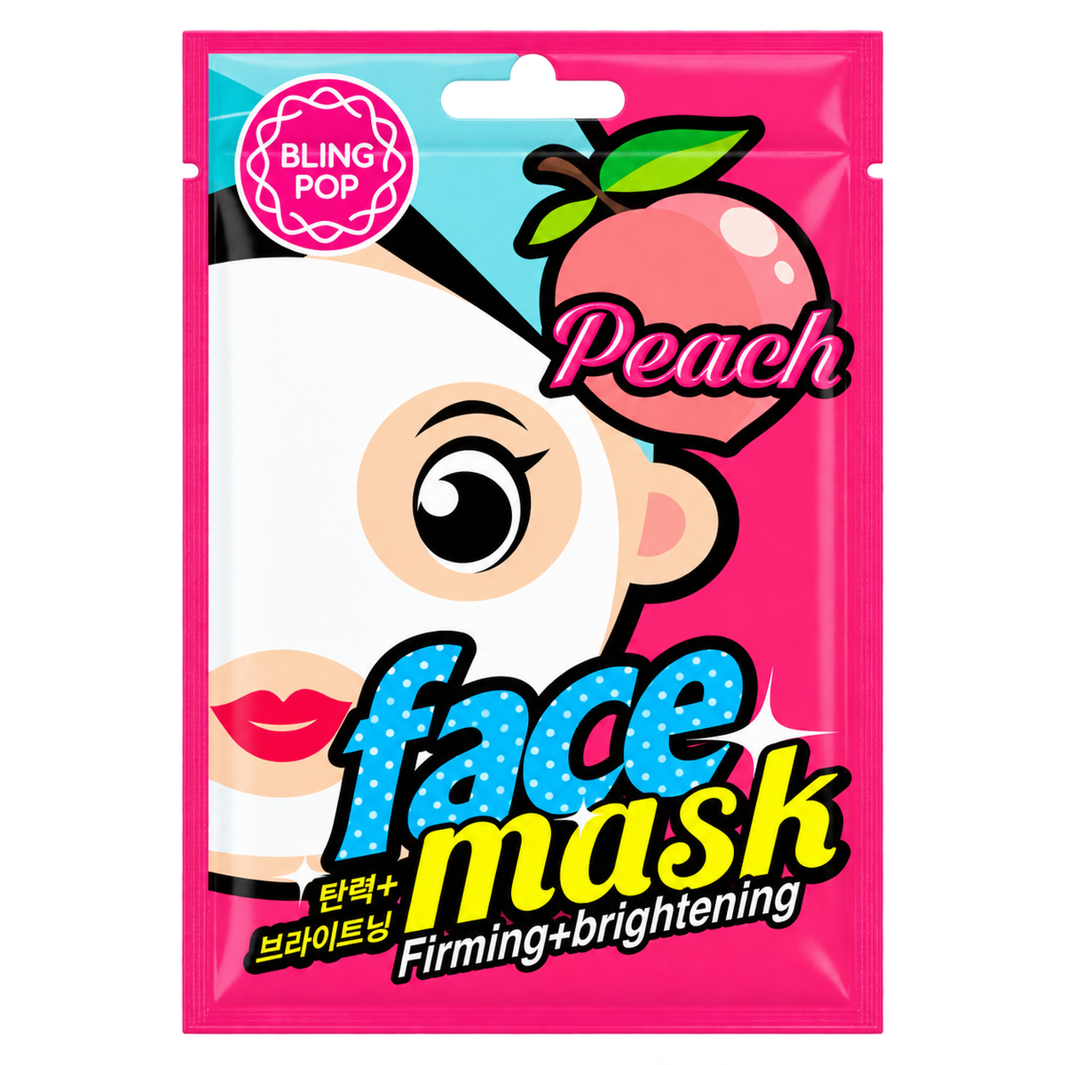 Ujędrniająca i rozświetlająca maska w płachcie 20 ml Peach Firming & Brightening Face Mask