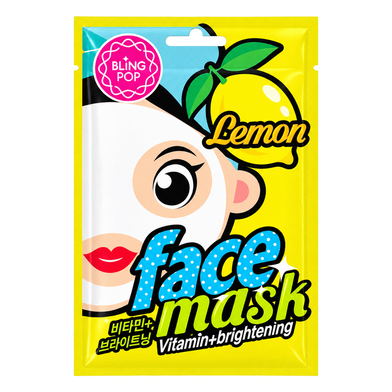 Odżywiająca i rozświetlająca maska w płachcie 20 ml Lemon Vitamin & Brightening Face Mask