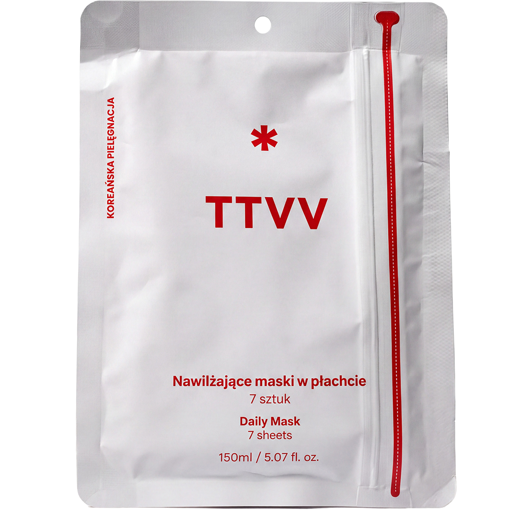Nawilżające maski w płachcie 7 szt.