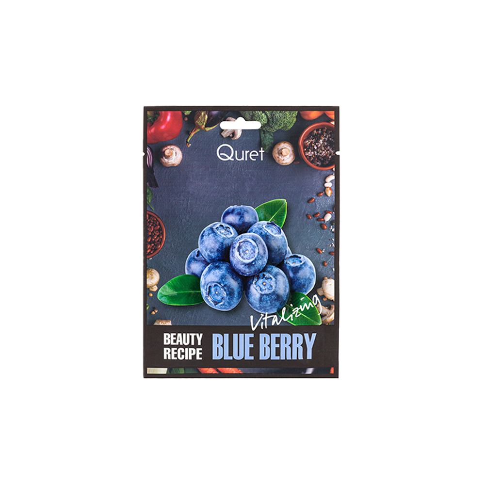 Revitalizing mask with blueberry extract 25 g Beauty Recipe Mask Blue Berry