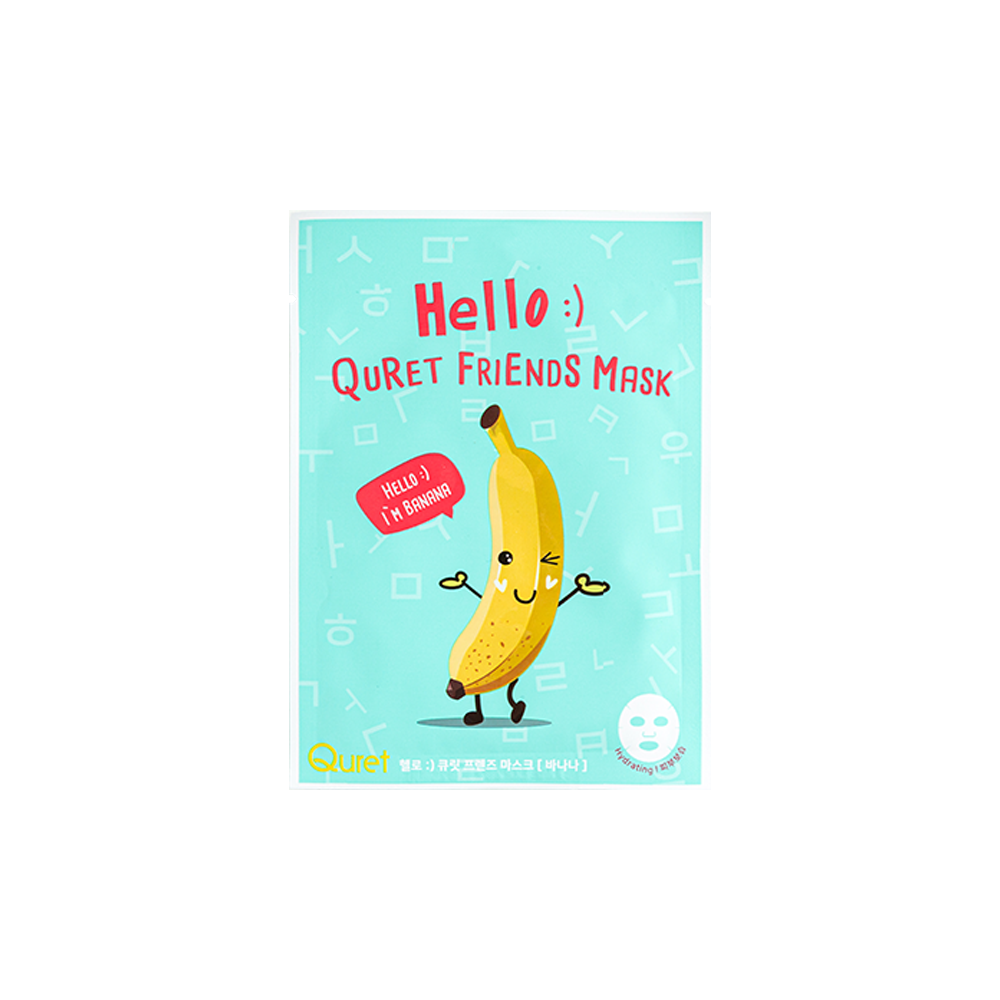 Sheet mask with banana extract 25 g Hello Friends Mask Banana