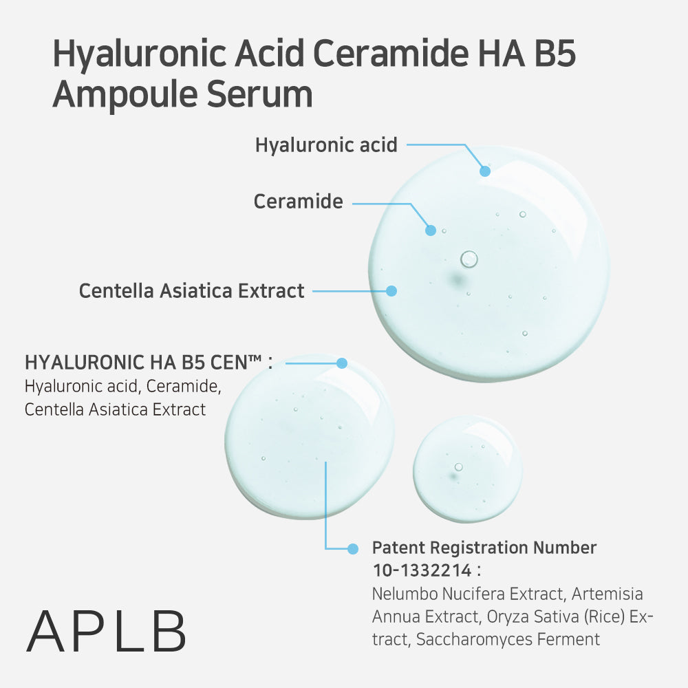 Hyaluronic Acid Ceramide HA B5 Ampoule Serum for face
