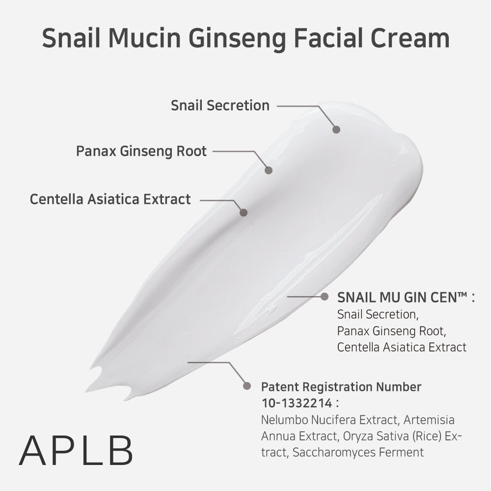 Krem do twarzy Snail Mucin Ginseng Facial Cream
