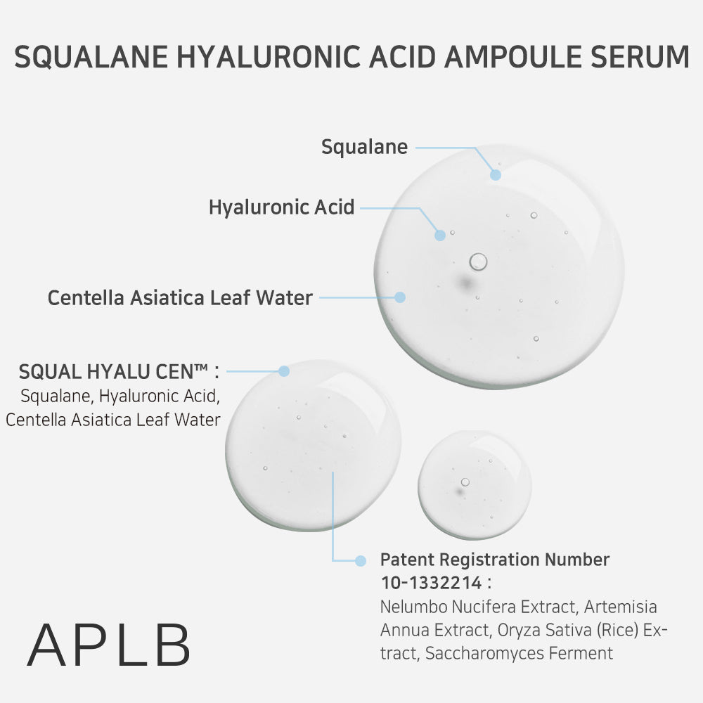 Serum do twarzy Squalane Hyaluronic Acid Ampoule Serum