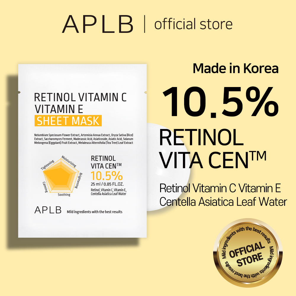 Retinol Vitamin C Vitamin E Sheet Mask