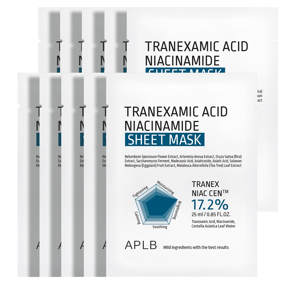 Maseczka w płachcie Tranexamic Acid Niacinamide Sheet Mask 10 pcs.