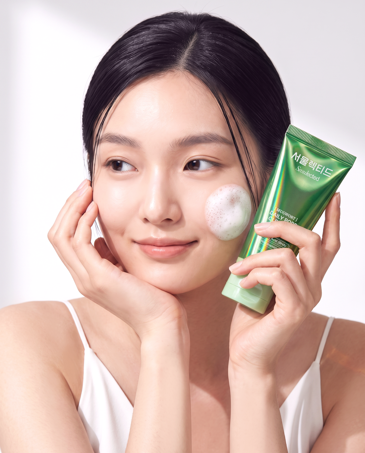 Kremowy żel oczyszczający do twarzy Mugwort Daily Pore Cleanser 80 g