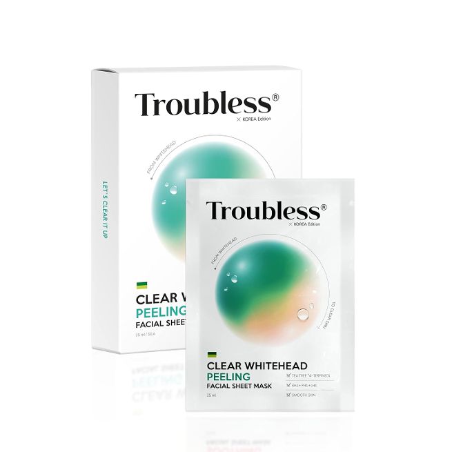 Exfoliating sheet mask 25 ml Clear Whitehead Peeling Facial Sheet Mask