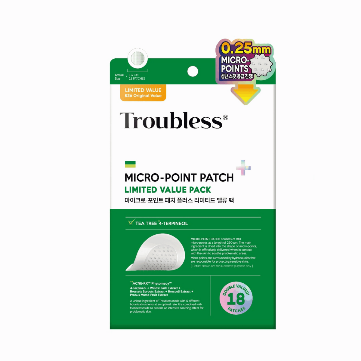 Economic Set 18 pcs. Micro-Point Patch Plus Limited Value Pack